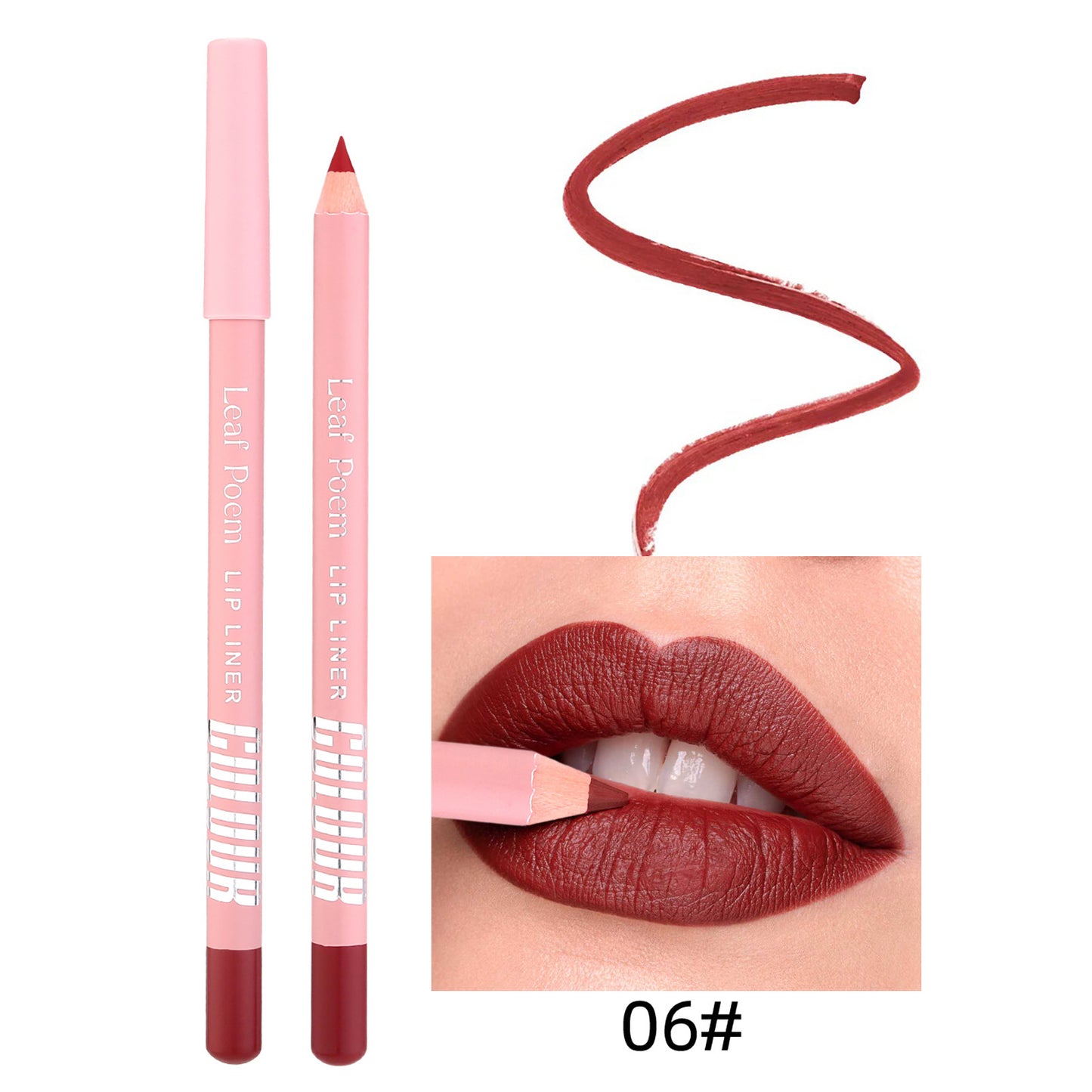 12 Color Matte Lipstick Lip Liner