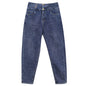 Large Size Stretch Slim And High Waist Jeans Radish Pants Women
