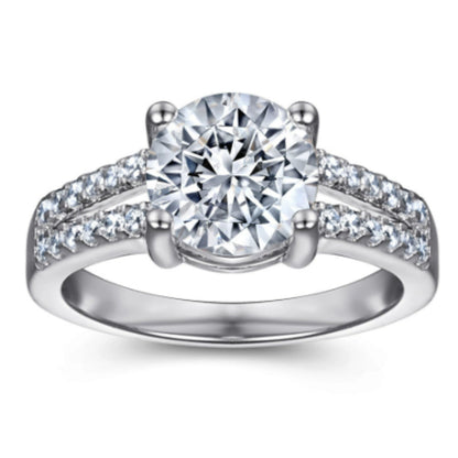 Tonglin 925 Silver Wedding Ring Simulated Wedding Trendsetter Fadeless