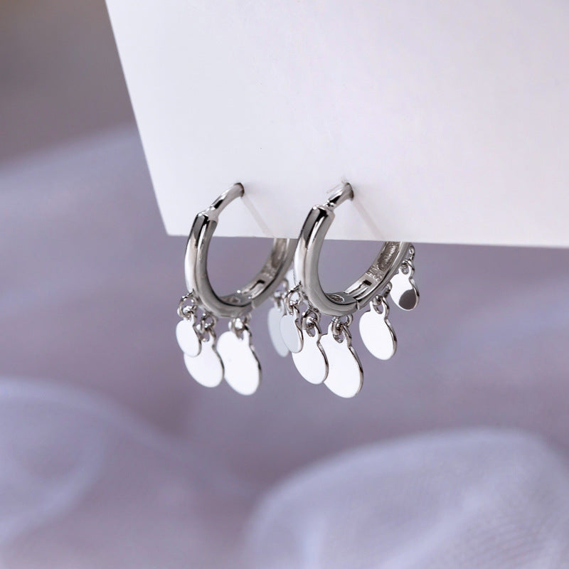 Light luxury earrings silver earrings