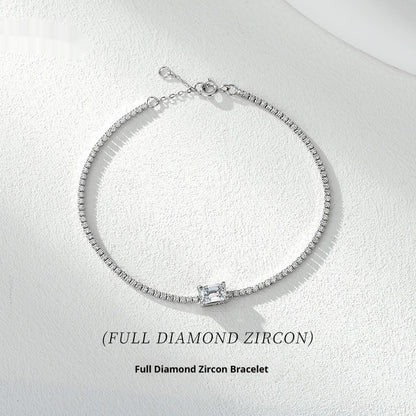 Diamond encrusted Bracelet Made Of S925 Sterling Silver  Fully Set With Zirconia