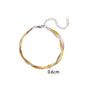High-grade K Gold Cross Titanium Steel Necklace For Women