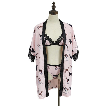 Sexy nightgown suit