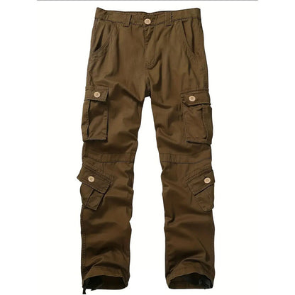 Men's Overalls With Multiple Pockets Loose And Wear-resistant Casual