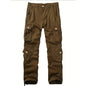 Men's Overalls With Multiple Pockets Loose And Wear-resistant Casual