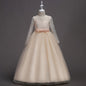 Kids Long Flower Girl Dress Dress
