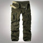 Men's Overalls With Multiple Pockets Loose And Wear-resistant Casual