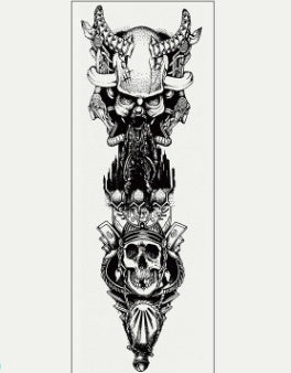 Waterproof full arm tattoo sticker