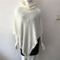 Women Batwing Tassel Knit Shawl