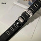 Men's Double-sided Canvas Outdoor Casual Belt With Alloy Pin Buckle