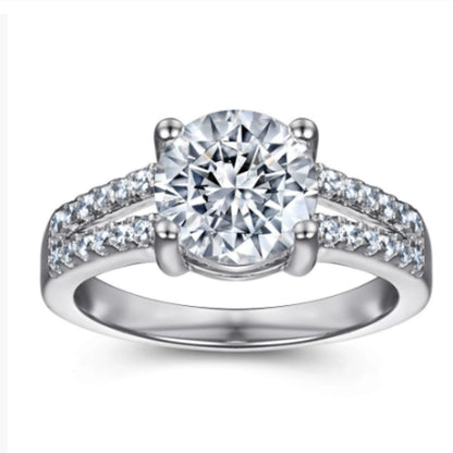 Tonglin 925 Silver Wedding Ring Simulated Wedding Trendsetter Fadeless