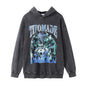 Fashion Personality Printed Hoodie Men