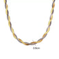 High-grade K Gold Cross Titanium Steel Necklace For Women