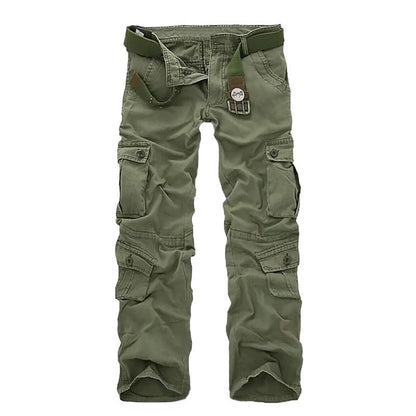 Men's Overalls With Multiple Pockets Loose And Wear-resistant Casual