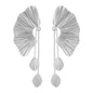 Scallop Earrings Earrings Leaf Earrings