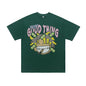 Men's Pure Cotton Street Fun Print Short Sleeve
