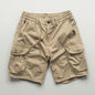Summer Multi-pocket Workwear Shorts For Men