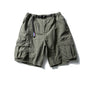 With Belt Tooling Large Pocket Shorts For Men