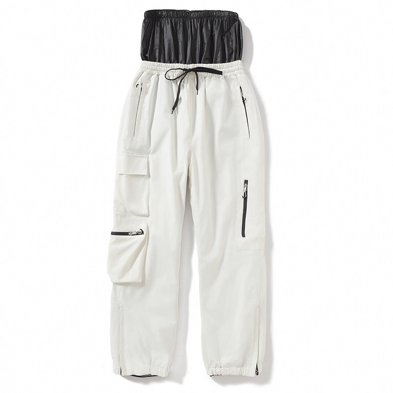 Winter Outdoor Windproof, Waterproof, And Insulated Thickened Ski Pants