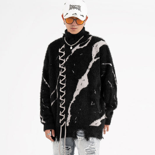 Men's Loose Lazy Turtleneck Sweater