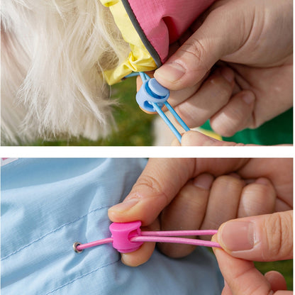 Waterproof 4-Leg Dog Jumpsuit With Hood, New Release Pet Outdoor Raincoat For Hiking & Travel