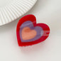 Niche Design Retro Stitching Love Acetate Gripper