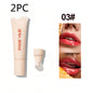 4-color Brightening Lip Balm Moisturizing Exfoliating Skin Long-Lasting Moisturizing Lip Gloss Women Cosmetics