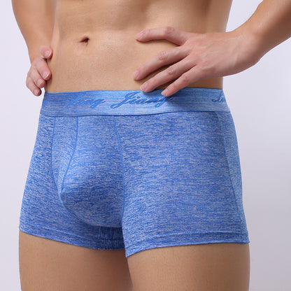 Boxer Shorts Mid Waist Trendy Young Men Boxer