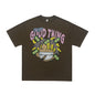 Men's Pure Cotton Street Fun Print Short Sleeve