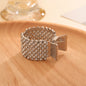 Female Grip Fixed Rhinestone Barrettes High Ponytail Hair Band