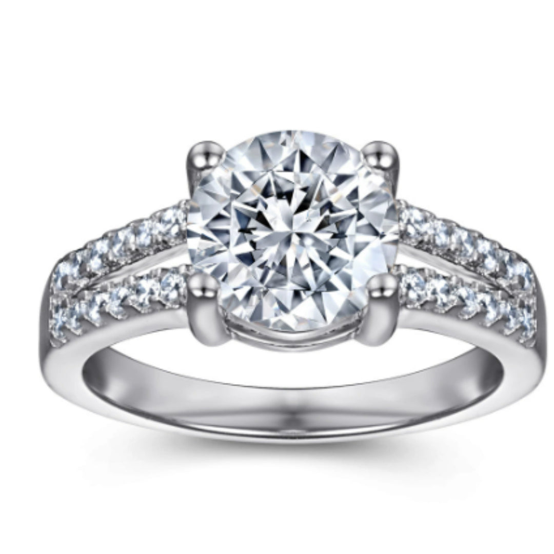 Tonglin 925 Silver Wedding Ring Simulated Wedding Trendsetter Fadeless