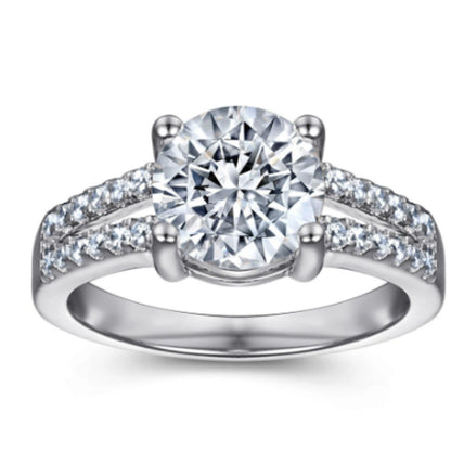 Tonglin 925 Silver Wedding Ring Simulated Wedding Trendsetter Fadeless