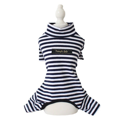 Cotton Eight-color Striped Pet Leggings
