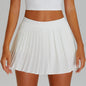 Anti-exposure Tennis Skirt Fitness Stitching Pleated Yoga Skirts