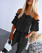 Women's Summer New Off Shoulder Jumpsuits Suit