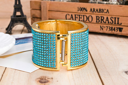 Diamond-studded fashion watch