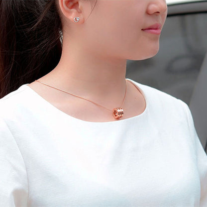 Rose Gold titanium screw screwdriver Necklace Necklace 18K gold plating color on behalf of P095