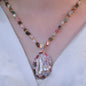 Colorful Pendant Necklacesimple And Versatile For Pairing With Sweaters