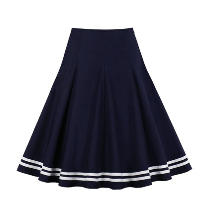 High-waisted a-line skirts