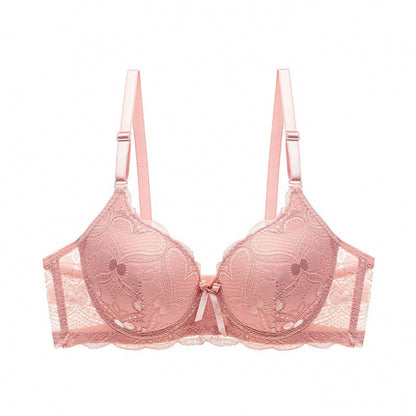 Lace Hollow Massage Push Up Bras Underwear For Women