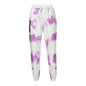 Purple tie-dye butterfly print vest sweater pants women