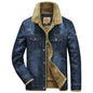 Denim Jacket Men's Denim Jacket Style Plus Size Plus Velvet Coat Cotton Coat
