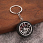 Car Modification Caliper Brake Disc Wheel Hub Car Keychain