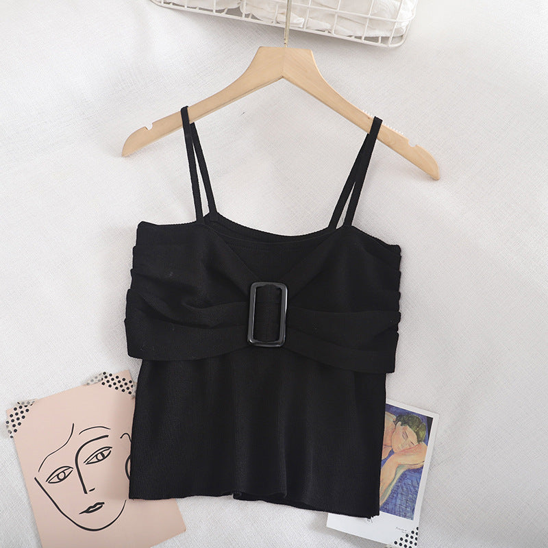 Super Fire Summer Knit Sweater Vest Women