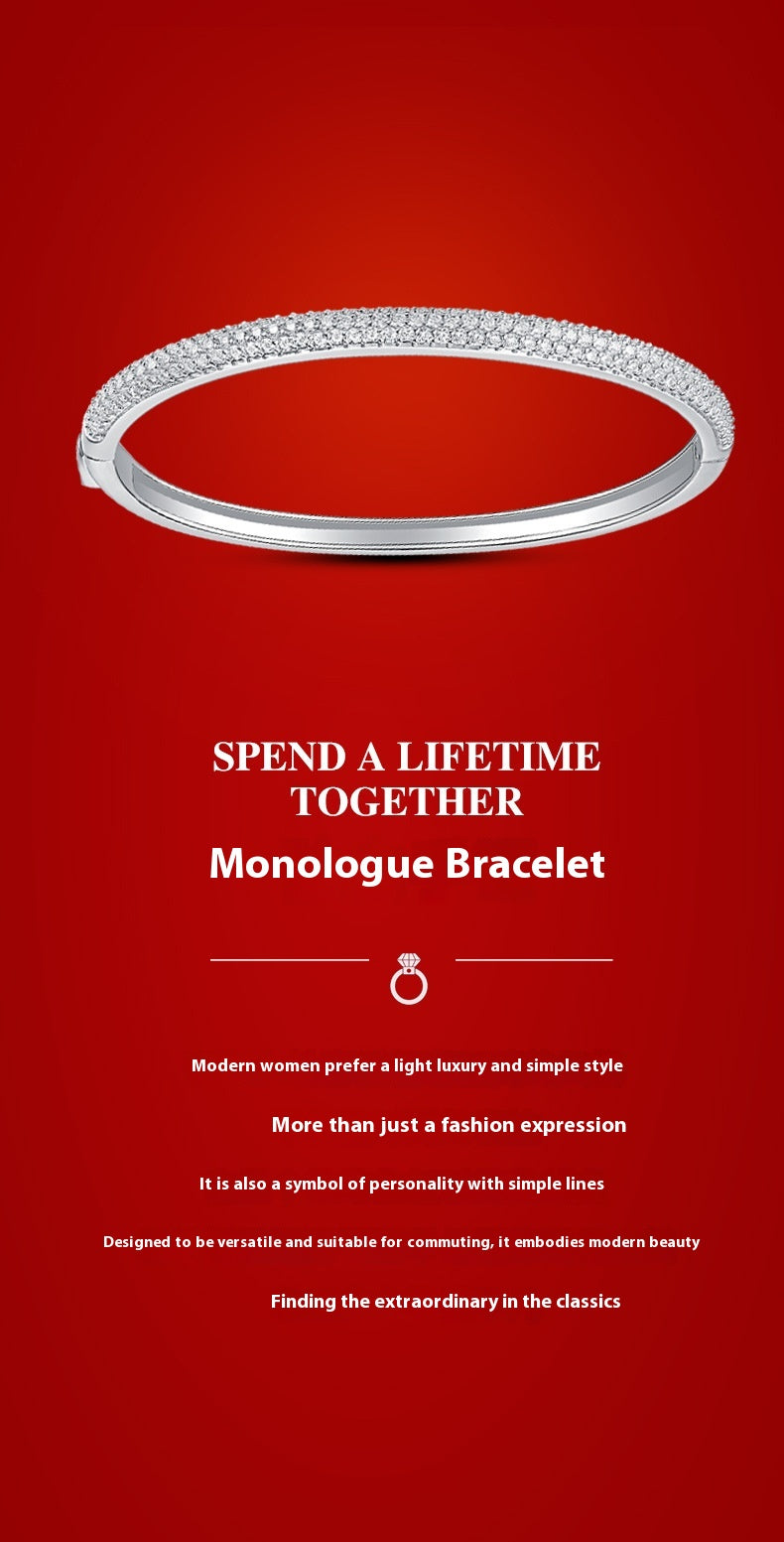 Women's 925 Sterling Silver High-grade Bracelet