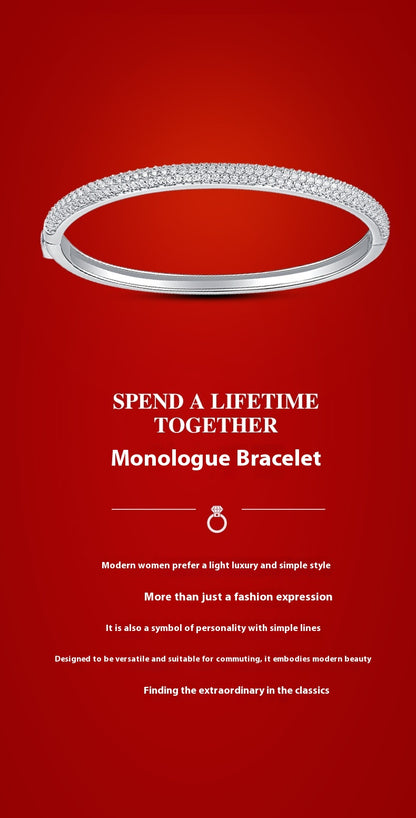 Women's 925 Sterling Silver High-grade Bracelet