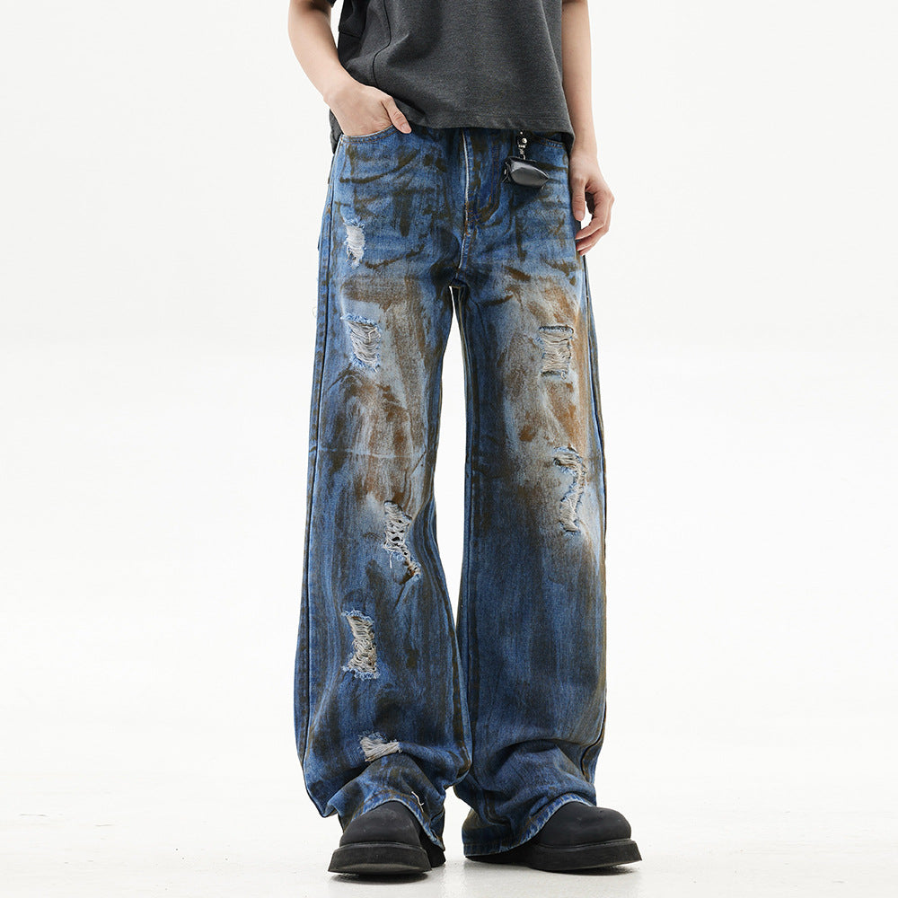 Fashion Holes Jeans For Men And Women