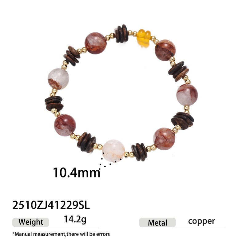 Exquisite Handmade Bead Bracelet With High-end Temperament