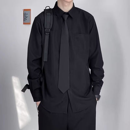 Personality Loose Casual Shirt Men