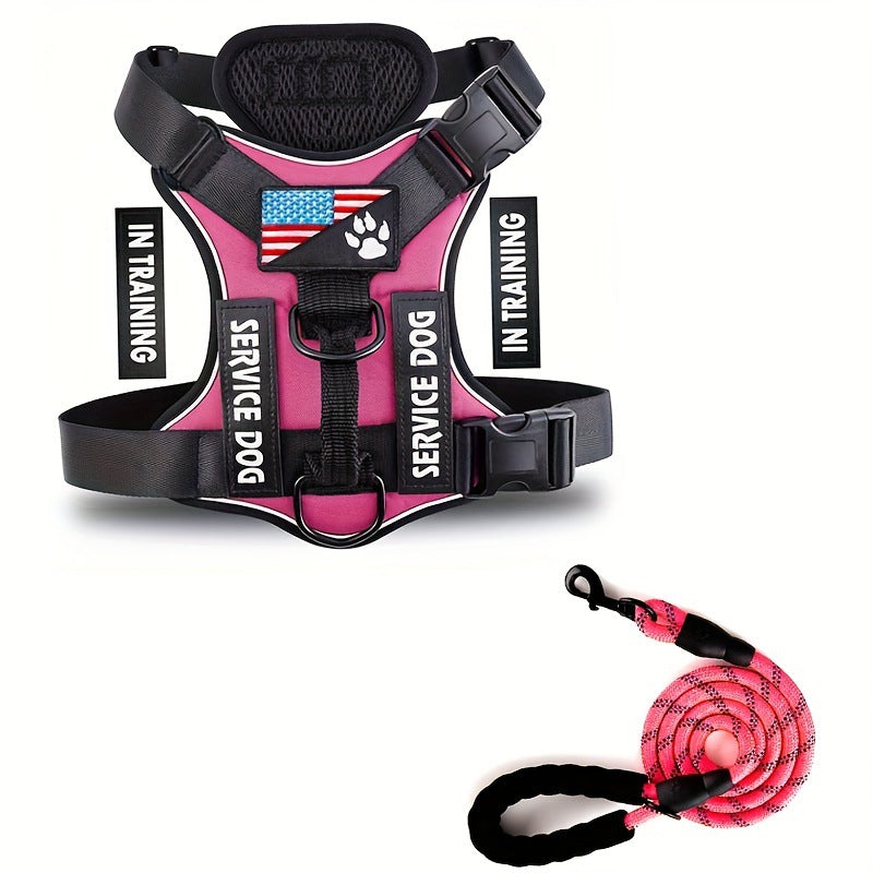 Pet Dog Breast Strap & Leash – Durable Dog Harness with Walking Lead